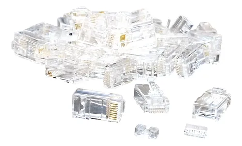 Conector Ficha Plug Macho Rj-45 Cat-6 Furukawa 3p X100 Uds