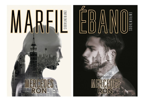 Enfrentados 1 Y 2 - Marfil + Ebano - Ron - 2 Libros Montena*