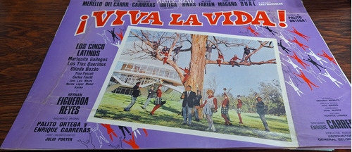 Poster N° 6  Viva La Vida Violeta Y Nestor Fabian   Año 1969