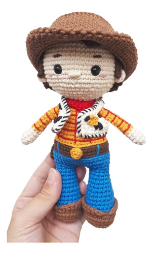 Muñeco Woody Toy Story Amigurumi Tejido - Pipelino