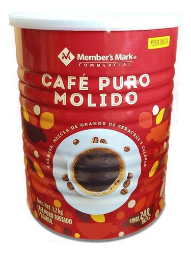 Café Tostado Y Molido Member's Mark  1.2 Kg Calidad Gourmet