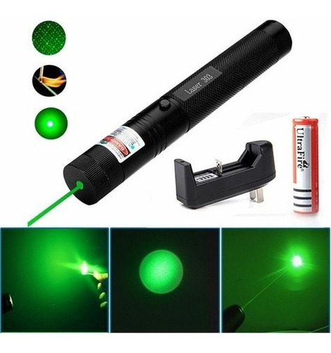 Puntero Laser Verde Astronomico Bateria 1000mw + Cargador