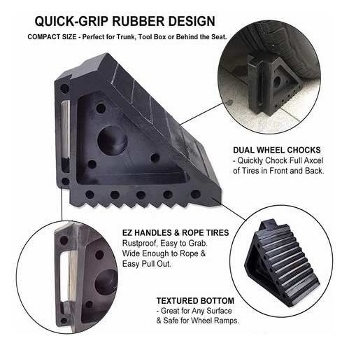 Tope Para Camion Cuña De Seguridad Para Camion