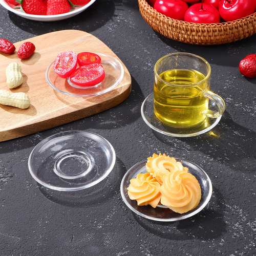 Plato Para Aperitivos Con Platillo De Vidrio En Forma De Taz