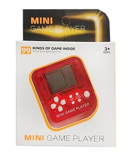 Mini Game Player Roja Llavero Videojuego