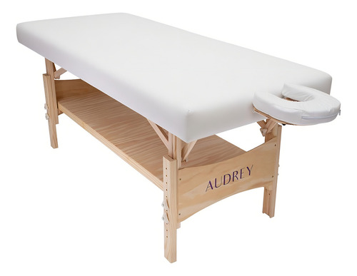 Maca Fixa Massagem Audrey Plus Robusta Suporta 450kg Premium Cor Branco