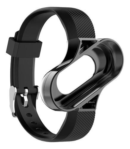 Reloj Inteligente Plástico Bracelet Strap Wristband Negro