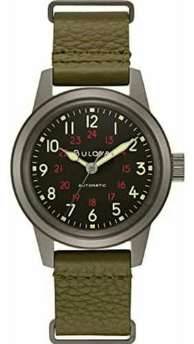 Reloj Bulova Military Para Caballero 98a255