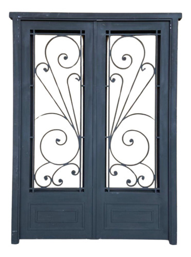 Elcarreton Puerta 2 Hojas Forjada 160x220 Cm