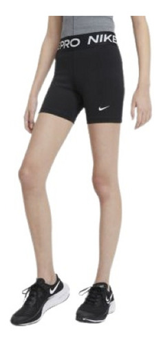 Shorts Nike Pro Gym Niña Negro