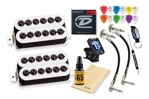 Set Pastillas Seymour Duncan Invader Sh-8n / Sh-8b Con Toneb