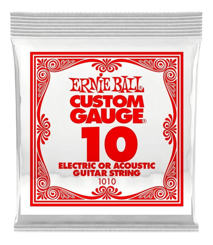 Cuerda 1era Mi Suelta Acústica Eléctrica Ernie Ball P01010