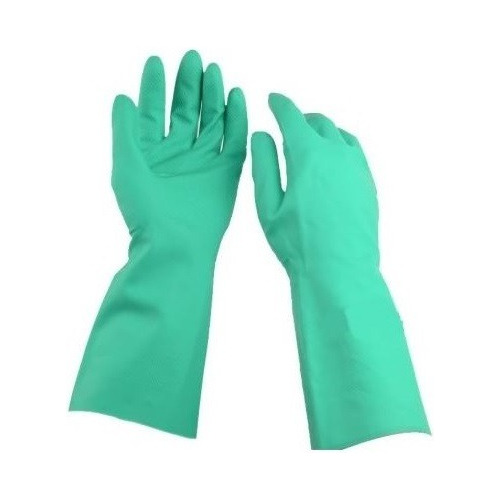 Guantes De Nitrilo Verde - Varias Tallas 