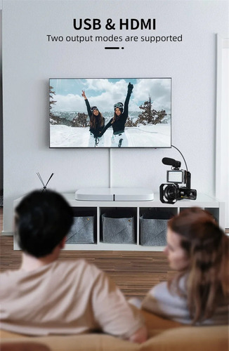 Cámara De Video Vlog 4k Completa For Transmisión En Vivo