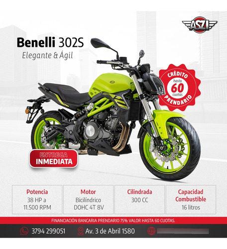 Benelli 302s Naked - Aszi Motos