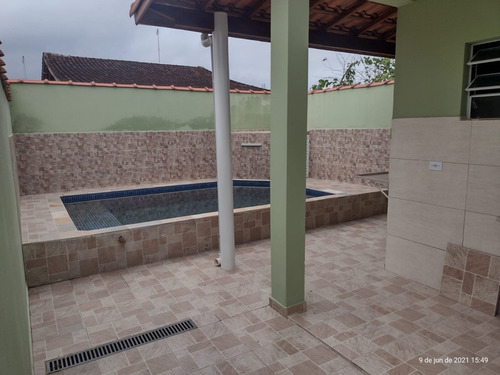 Imagem 9 de 12 de Casa Na Praia, Com Churrasqueira E Piscina, Use Seu Fgts .