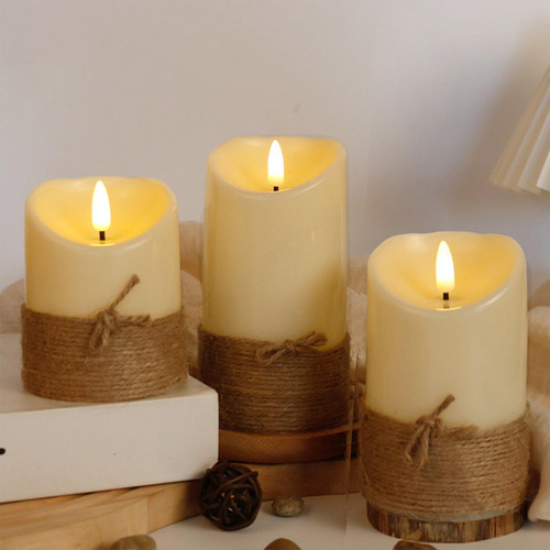Velas Remotas Velas Sin Llama Con Control Remoto 3x Velas A