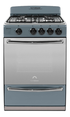 Cocina Ormay Inox 58cm Color Acero Horno Autolimp Enc