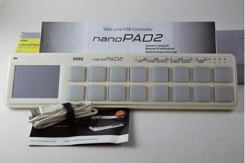  Korg Nanopad2 Bk 16 Teclas Blanco