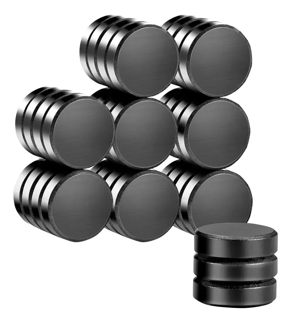 Set 35 Imánes De Ferrita Potente Ideal Para Refrigerador, Pizarrón, Oficina, Escuela Y Manualidades Con Diseño Multiuso Para Sujetar Notas, Fotografías Y Documentos Slim Company