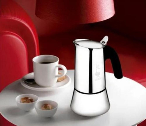 Imagem 1 de 4 de Cafeteira Italiana Bialetti Indução Inox Vênus 10 Xícaras