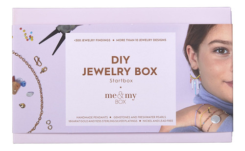 Me And My Box Diy Jewelry Making Kit With 18k Gold 925s