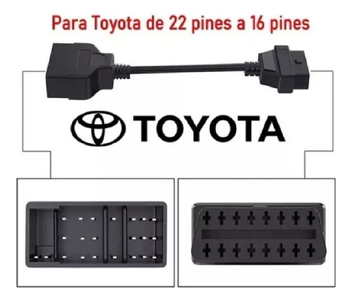 Cable Adaptador Toyota Obd1 A Obd2 22 Pin A 16