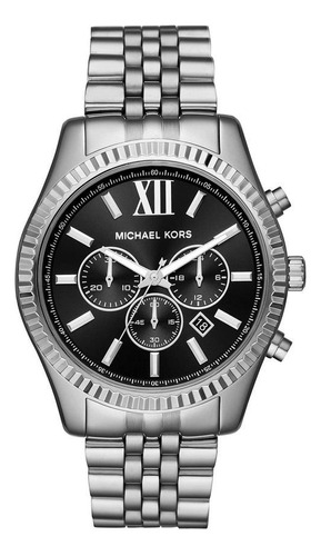 Reloj Análogo Marca Michael Kors Modelo: Mk8602 Color Plata 