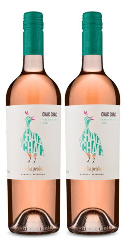 Vinho Argentino Chac Chac Malbec 750ml Rosé Kit C/2