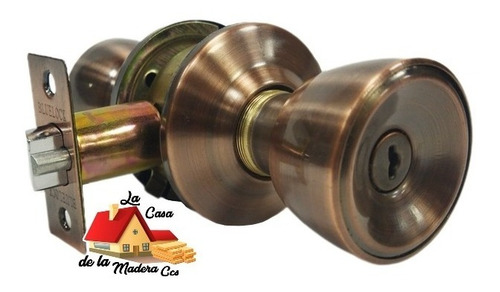 Cerradura De Pomo Cobre Bluexpress 588 Ac Bl