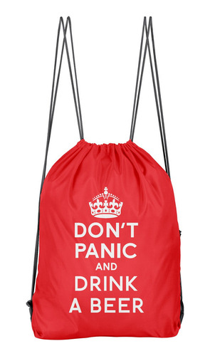 Bolso Deportivo Don't Panic And Drink (d0903 Boleto.store)