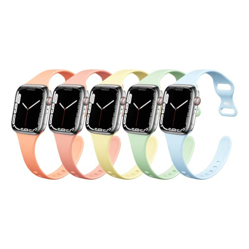 Tighesen 5 Pack Sport Bands Compatible Con Apple Mlxmn