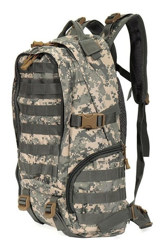 Morral Militar 35 Lts Táctico Camuflado Camping Ref:35l-1