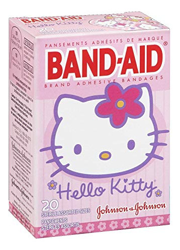 Bandas Adhesivas De Marca Band-aid, Con Hello Kitty, Fykcd