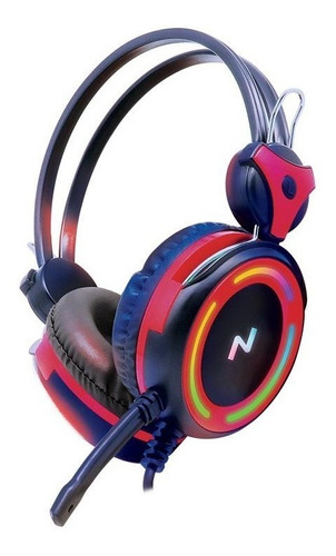 Auriculares Gamer Con Microfono Pc Ps4 Luces Led Noga St8106 Color Negro Color de la luz RGB