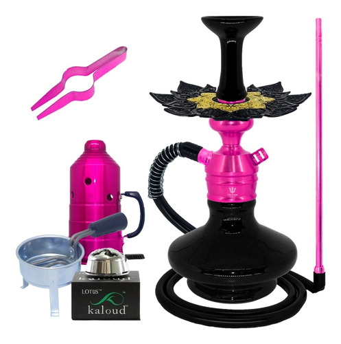 Narguile Completo Triton Zip Barato Anti Chamas Kaloud Zeus