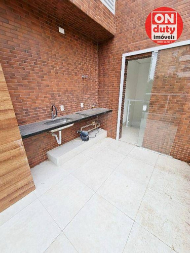 Imagem 2 de 30 de Triplex Com 3 Dormitórios À Venda, 190 M² Por R$ 1.150.000 - Gonzaga - Santos/sp - Vl0027