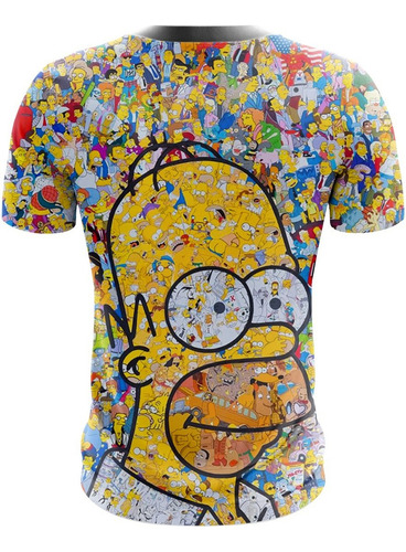 Camisa Camiseta Os Simpsons Desenhos Trajes Arte
