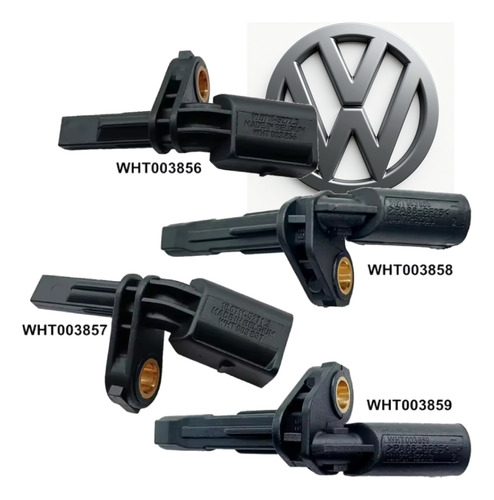 Kit 4 Jogo Sensor Freio Abs Vw Jetta Tiguan A3 (sem 4motion)