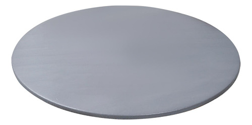 Mantel Redondo Lavable Para Mesa De 60 Pulgadas Gris-plata