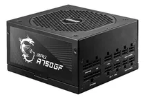 Comprar Fuente De Alimentación Msi Mpg A750gf, Enchufe De La Ue, 750