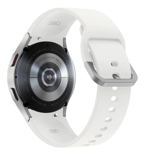 Imagen 4 de 10 de Samsung Galaxy Watch4 (Bluetooth) 1.2" caja 40mm de aluminio white, malla white de fluoroelastómero SM-R860