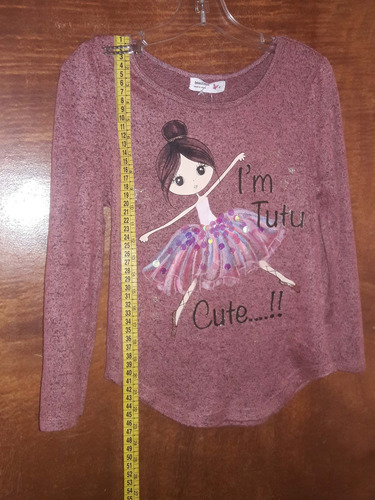 Imagen 7 de 10 de Suetér Bailarina De Niña Nuevo