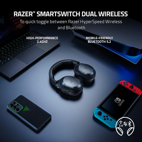 Auriculares Para Juegos Razer Barracuda X, Bluetooth O 2.4 G
