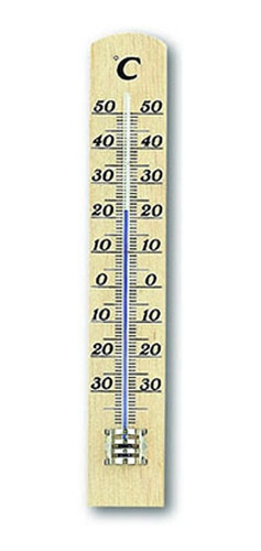 Termometro De Ambiente Temperatura Interior Tfa Madera 20 Cm