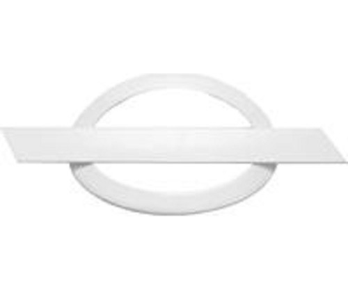 Abraçadeira Fivela Oval Branco Pvc