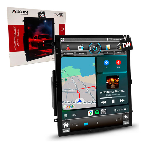 Kit Multimidia Tesla 2+64gb Ford Ka 2015 À 2023 Gps Carplay