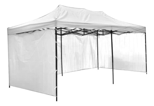 Carpa Toldo Plegable Con Cortina De 6x3 M