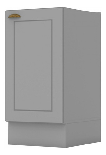 Henn Americana C365 armário de cozinha 1 porta 100% mdf cinza 