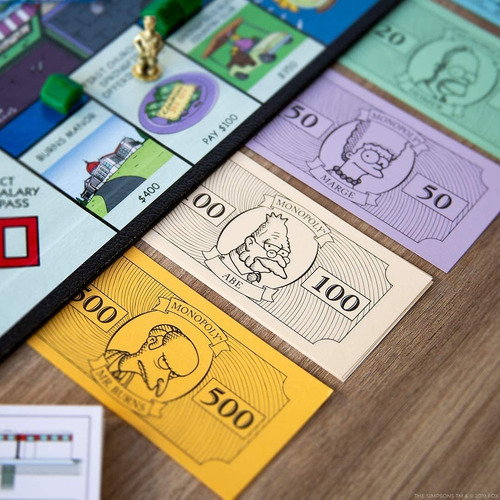 Monopoly Los Simpson - Juego De Mesa Oficial - Hasbro